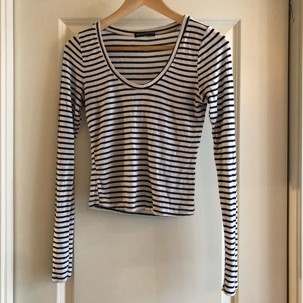 Striped long sleeve shirt